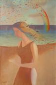 Girl and Rainbow, 1983
