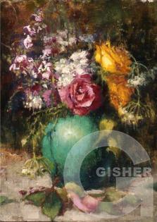Green Vase Floral