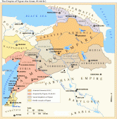 Карта Армении 95-66 годов Д.Н.Э