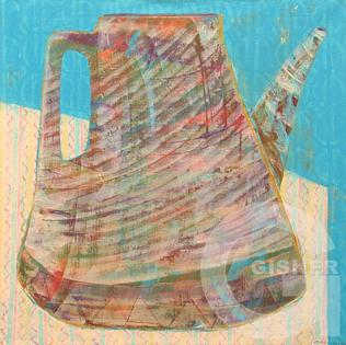 Composition with the Trapot-2006-oil-75 X 75