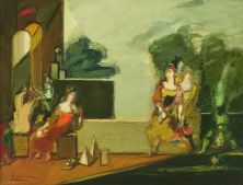 Actresses in garden, 2002