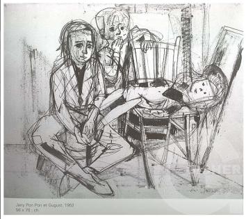 Jean Jansem - Encre de chine - 1