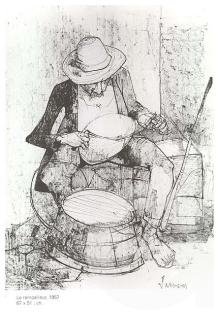 Jean Jansem - Encre de chine - 10