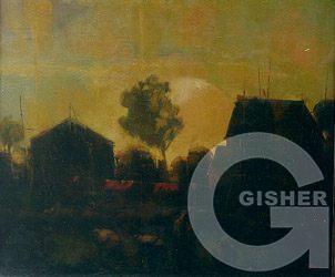 Sanset in Aparan, oil, canvas, 60x70, 1992