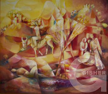 Apricot Tree in Blossom