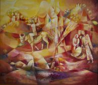 Apricot Tree in Blossom