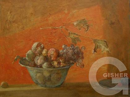 Still Life with a blue bowl