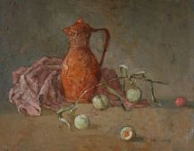 Still Life with Red Jug