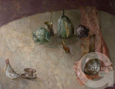 W. Still Life with Pumpkin