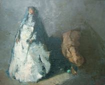 Woman with Pig