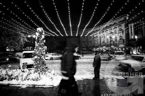 Winter Streets of Yerevan