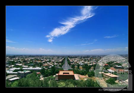 Yerevan from Erebuni