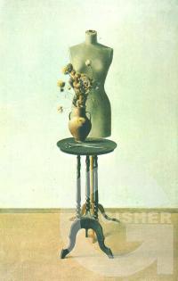 A tailor dummy and flowers, 1972