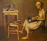 A woman in the kitchen, 1962