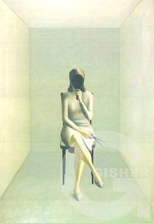 A woman with a mirror, 1969