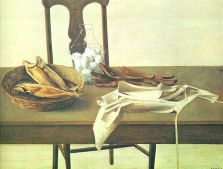 An apron and eggs, 1972