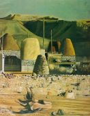 Electricity in the village of malishka, 1969