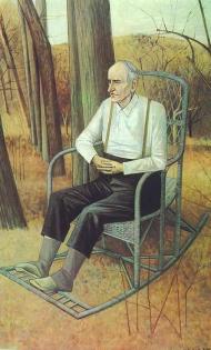 Portrait of the writer V. Ananian, 1976