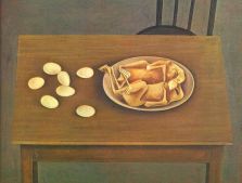 Still life, chickens and eggs, 1969