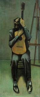 Young man with a guitar, 1959