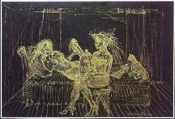 Composition with Two Figures, 1996