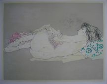 Joelle with green pillow