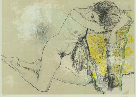 Sonia with yellow shawl