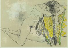 Sonia with yellow shawl