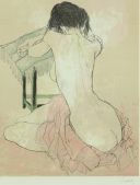 The nude near the chair