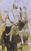 MARSHAL BAGRAMYAN, First prize in competition, Bronze, height-5m. 1996