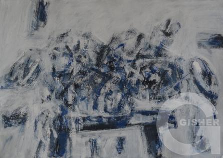 figure in de motion   2009     acrylic on cardboard 70x50