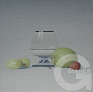 Still Life with Apple and Grapes, 2001