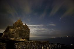 Night Sevan monastery
