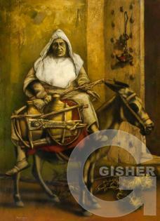 The Missionary Taking Blassed Water To His People