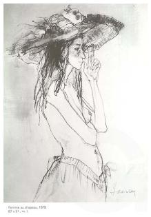 Jean Jansem - Mine de plomb - Pastel - 10