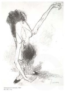 Jean Jansem - Mine de plomb - Pastel - 3