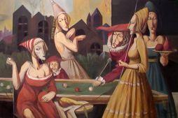 At the Pool Table, 2007