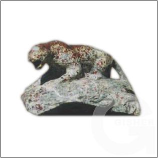 Leopard - Jasper. [height 5 cm.]