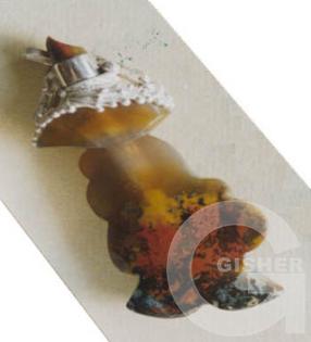 Pendent, Agate, Silver III