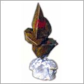 Traid - Agate. [height 13 cm.]