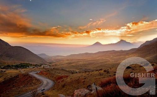 Гора Арарат.Вид из Вайоц Дзора