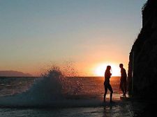 скалы, волны...романтика