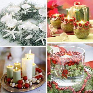 Свечи для новогоднего праздника