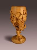 Half carved goblet