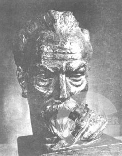 Valeri Bryusov, 1967, bronze, ASHM