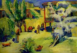 A Yerevan courtyard in spring. 1928