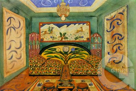 An oriental interior. 1918
