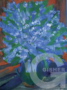 Blue flowers. 1914