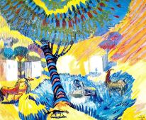 By the well on a hot day. 1908