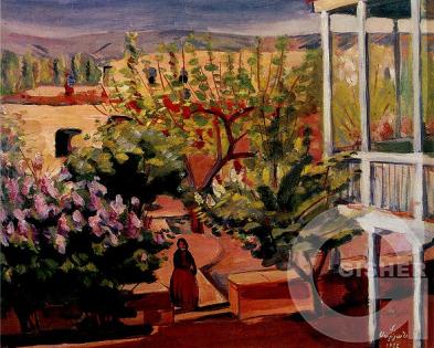 Courtyard in Yerevan. 1922